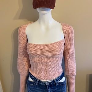Mock Sweater. Versatile! Can be worn as a scarf or sweater.